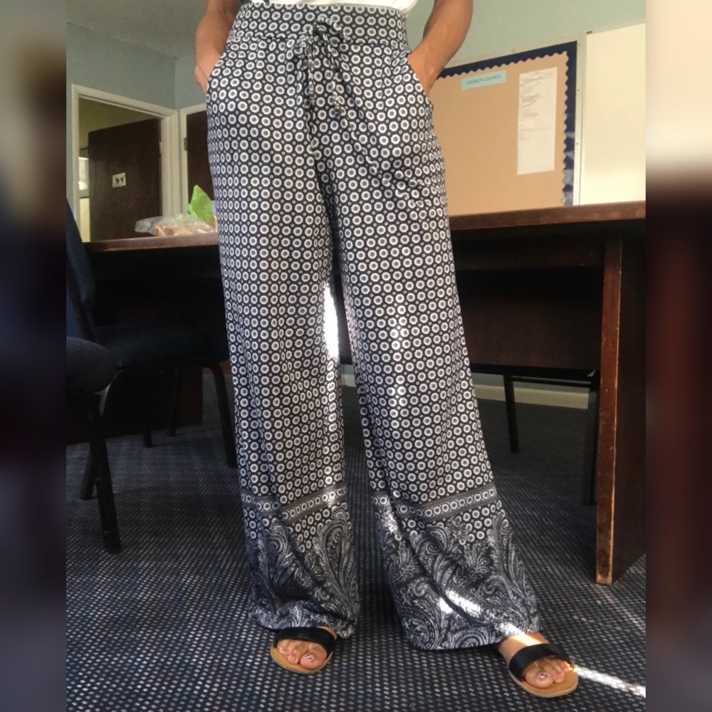 Faded Glory Wide Leg Palazzo Pants